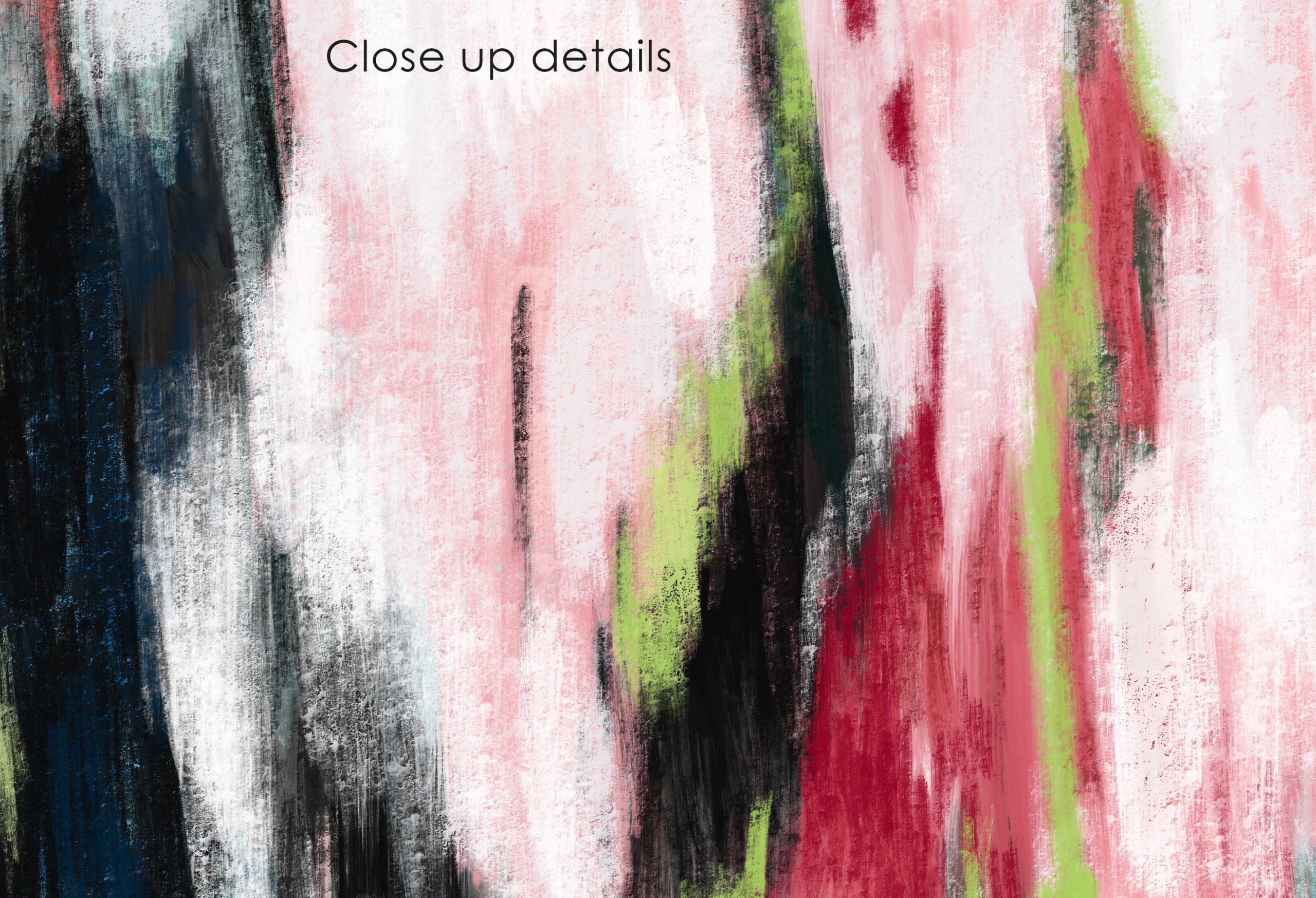 art Painting close up details