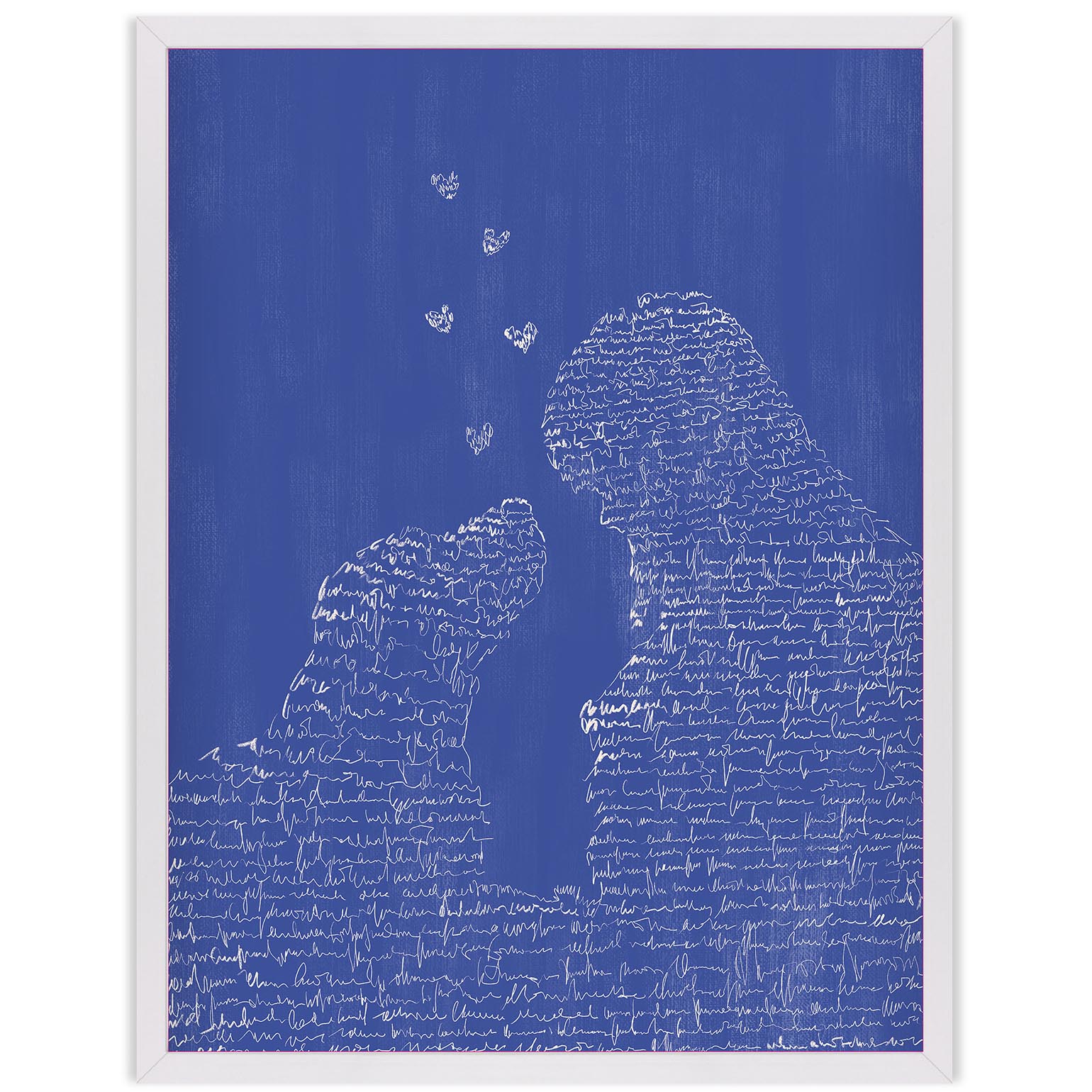 pupy and girl art decor