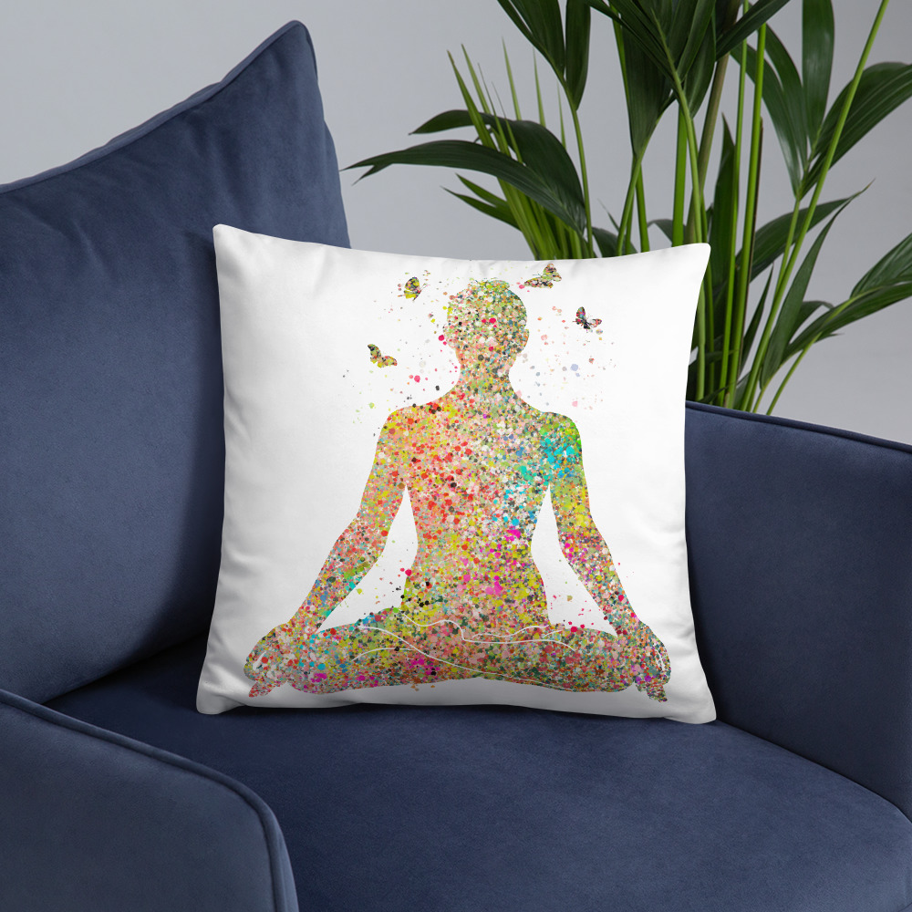 yoga Motivation pillow cover