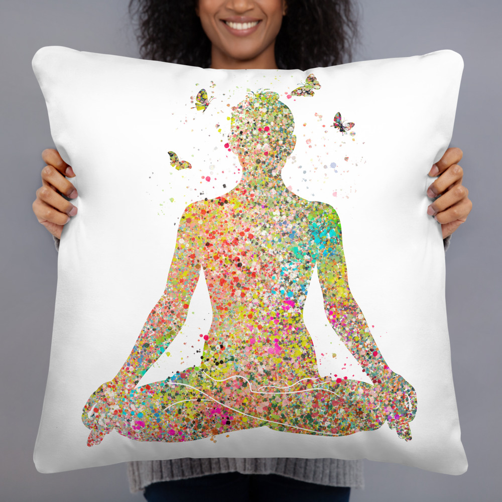 Yoga Poses, Asanas pillow cover, Yoga Postures, Inspiration pillow cover