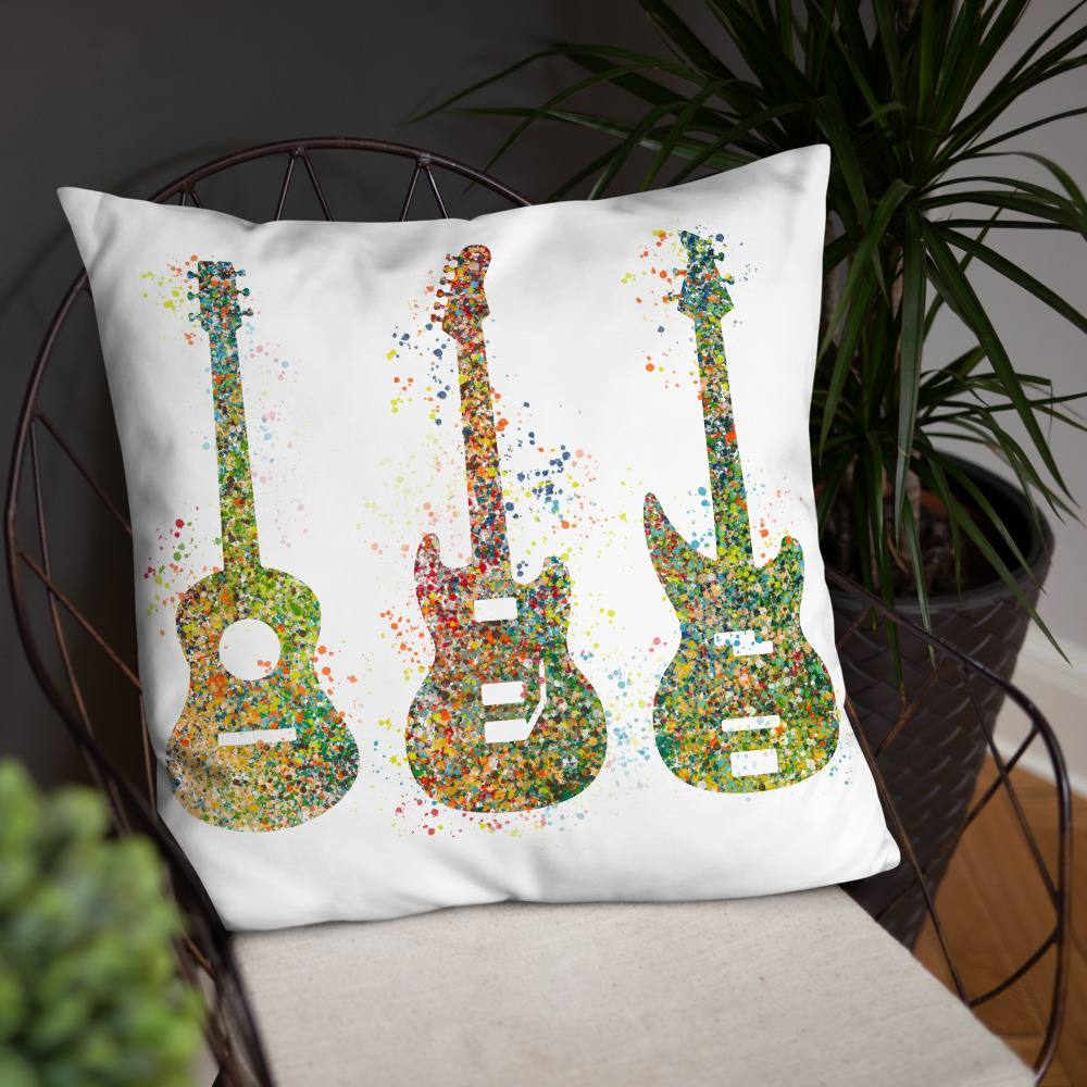 Acoustic art pillow case