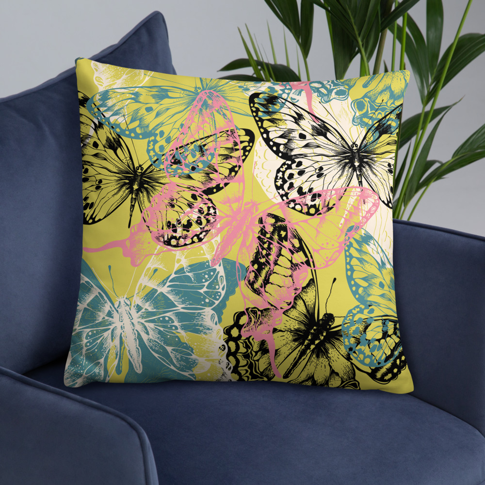 colorful pillow cover