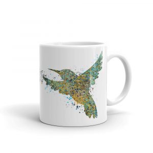 Bird Couple White glossy mug