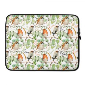 Bird Art Laptop Sleeve