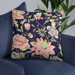 Vintage Flower Pillow Case