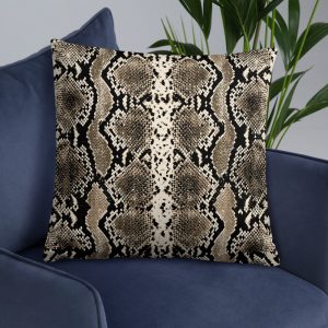 Snake Skin Pillow Case