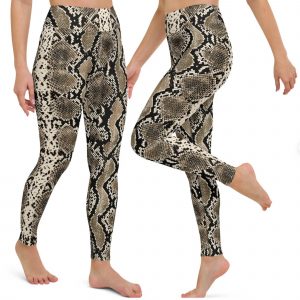 Snake Skin Yoga Leggings,Python Skin Yoga Leggings