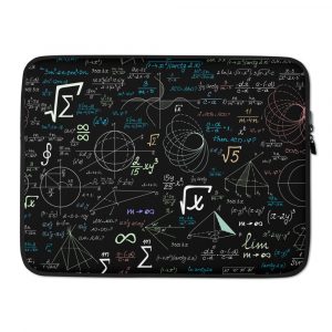 Math-themed laptop sleeve