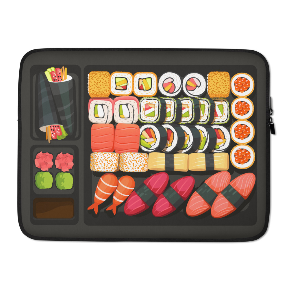 sushi laptop sleeve