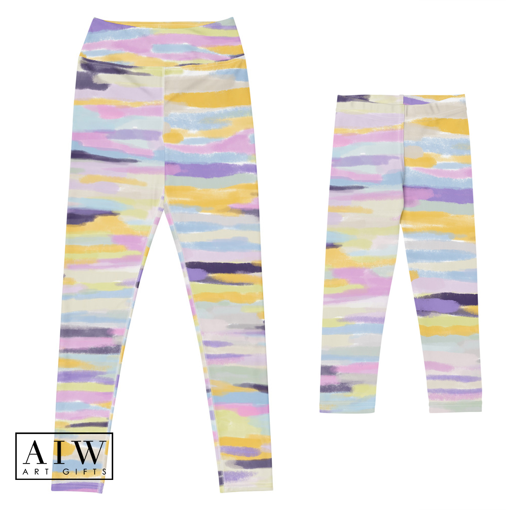 sunset legging mom and kid