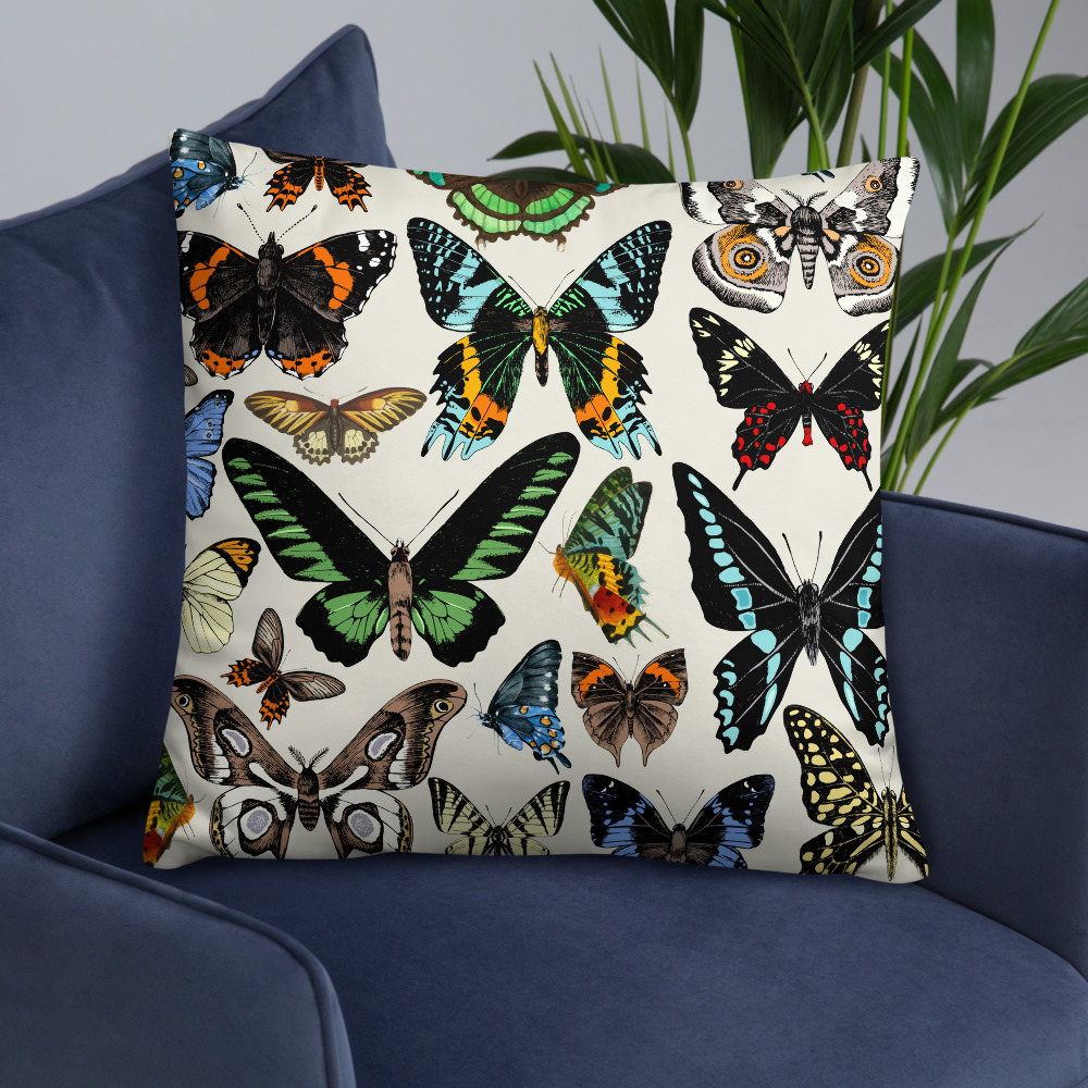 Butterfly Pillow Case