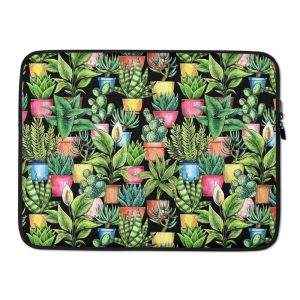 Tropical Plants in Pots Laptop Sleeve