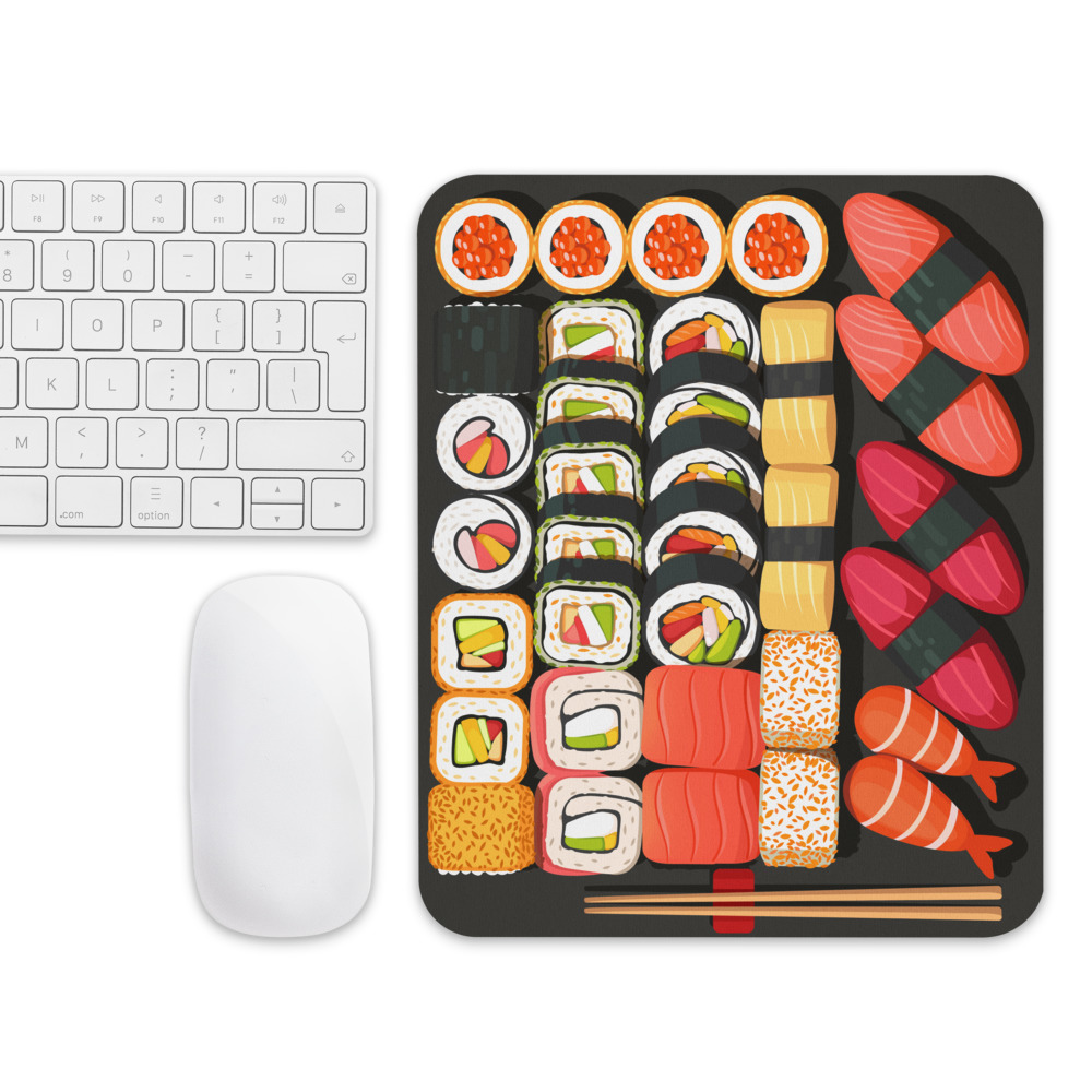 sushi mouse pad