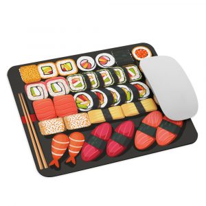Sushi mouse pad