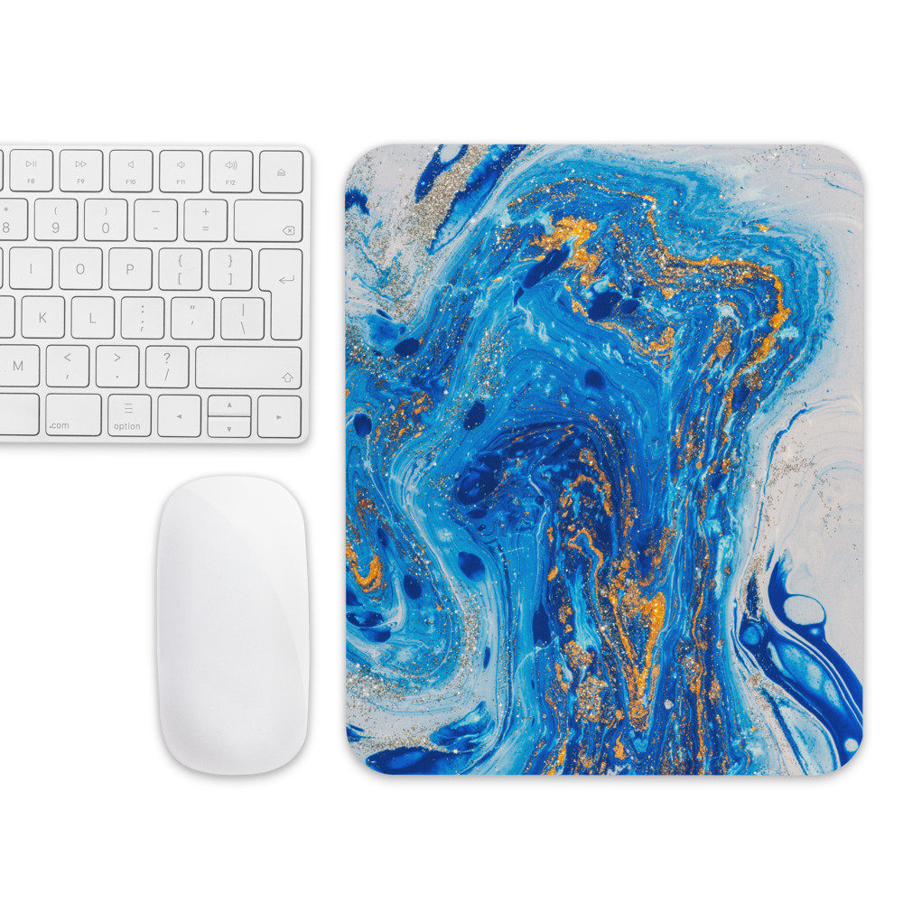paint mixing mouse pad