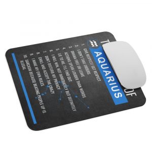 Aquarius top 10 rules mouse pad