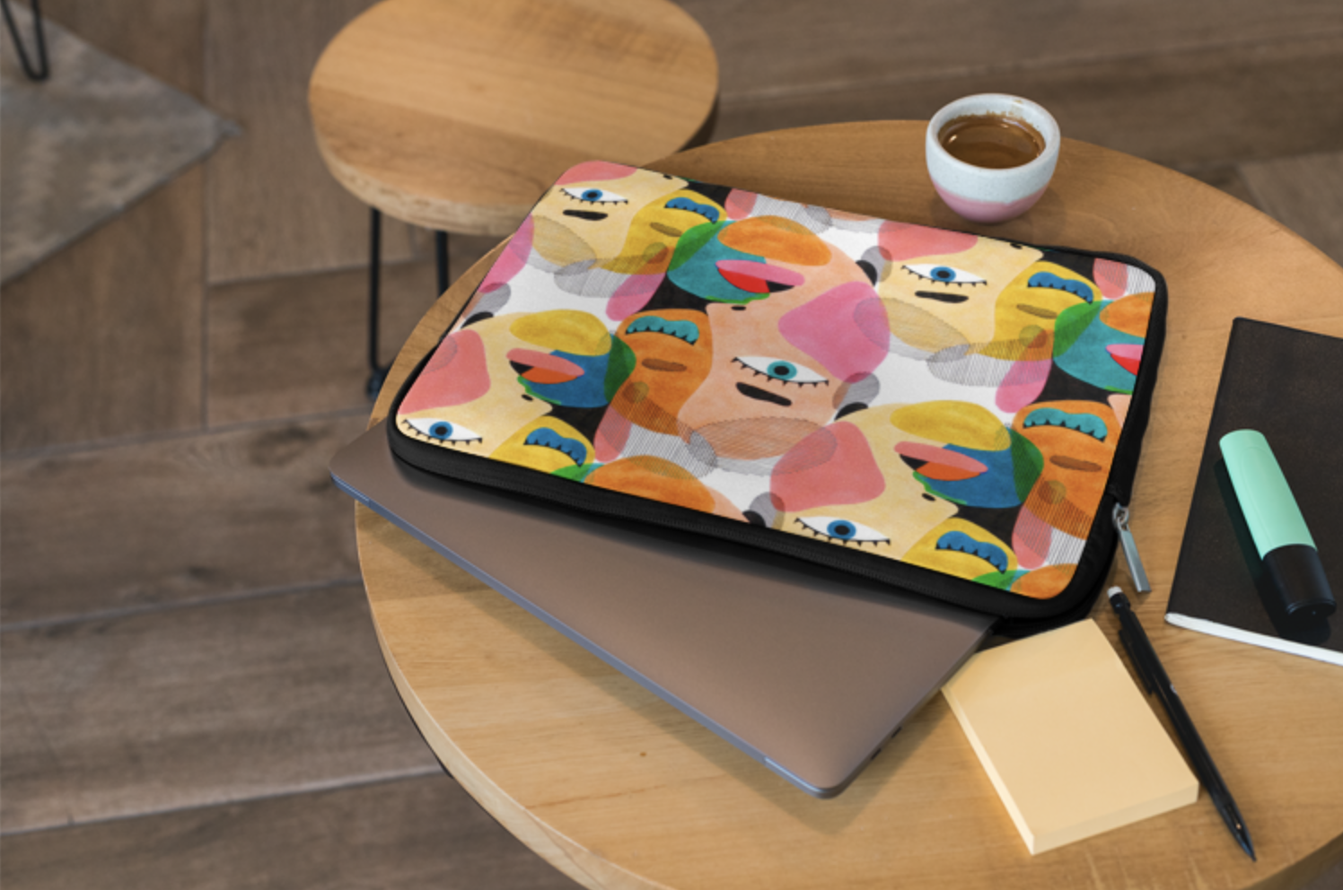 aiwartgifts-abstract art laptop sleeve