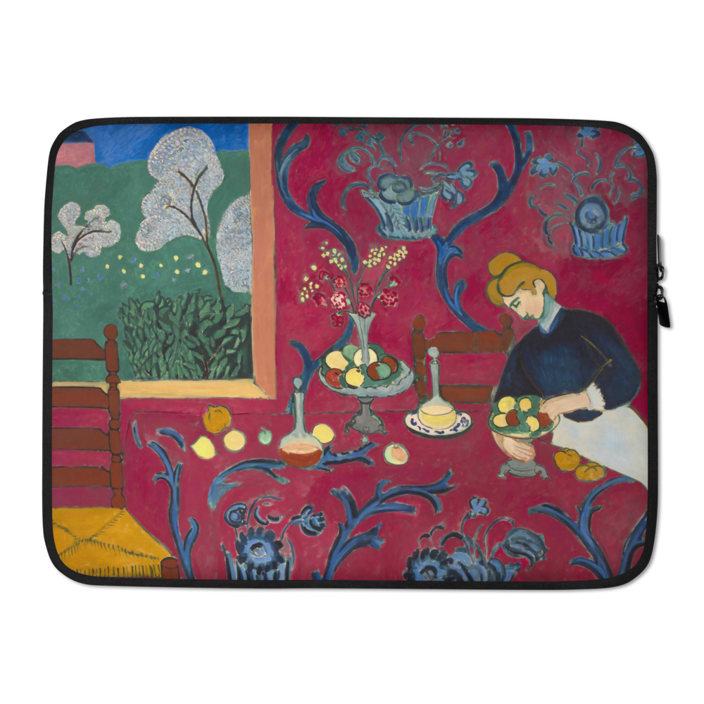 Harmony In Red Matisse laptop sleeve
