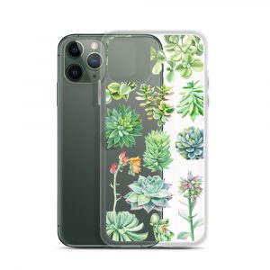 succulents plan clear Iphone case