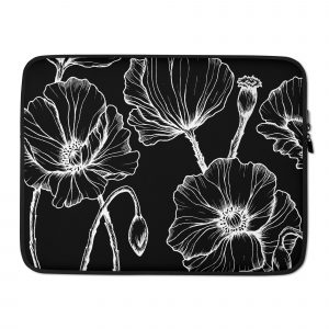 Poppy Flower Laptop Sleeve