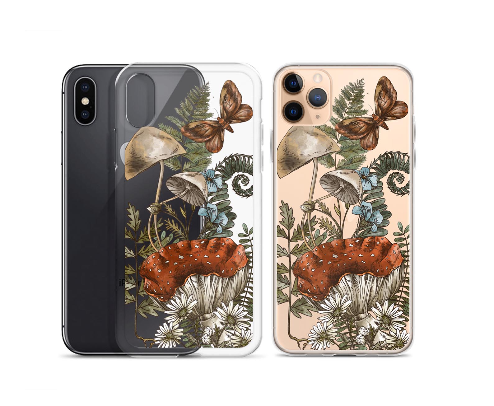 Mystery Mushrooms art iphone case