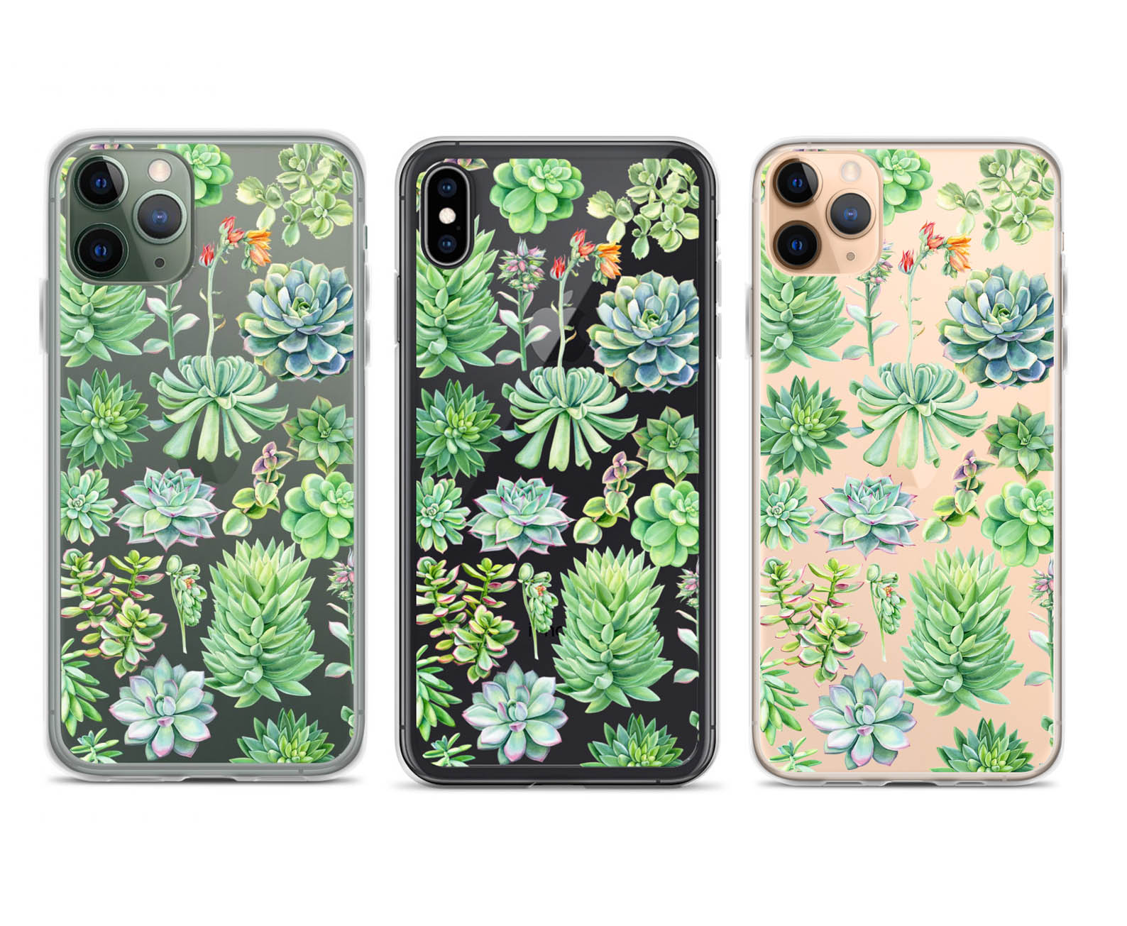 clear cactus iphone case