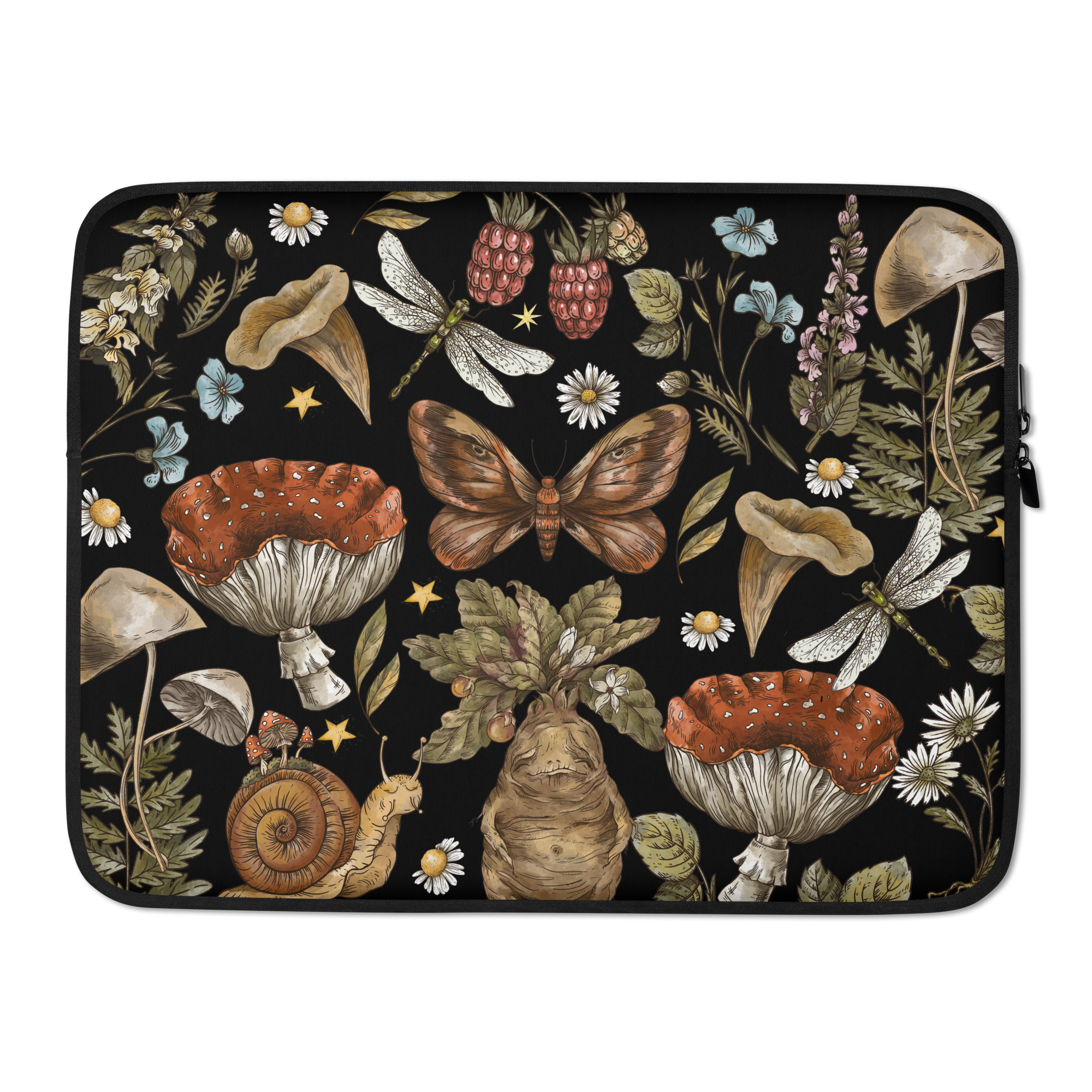 Autumn pattern laptop sleeve
