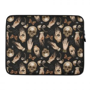 Cottagecore art laptop sleeve