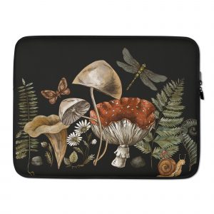 Forest plants laptop sleeve
