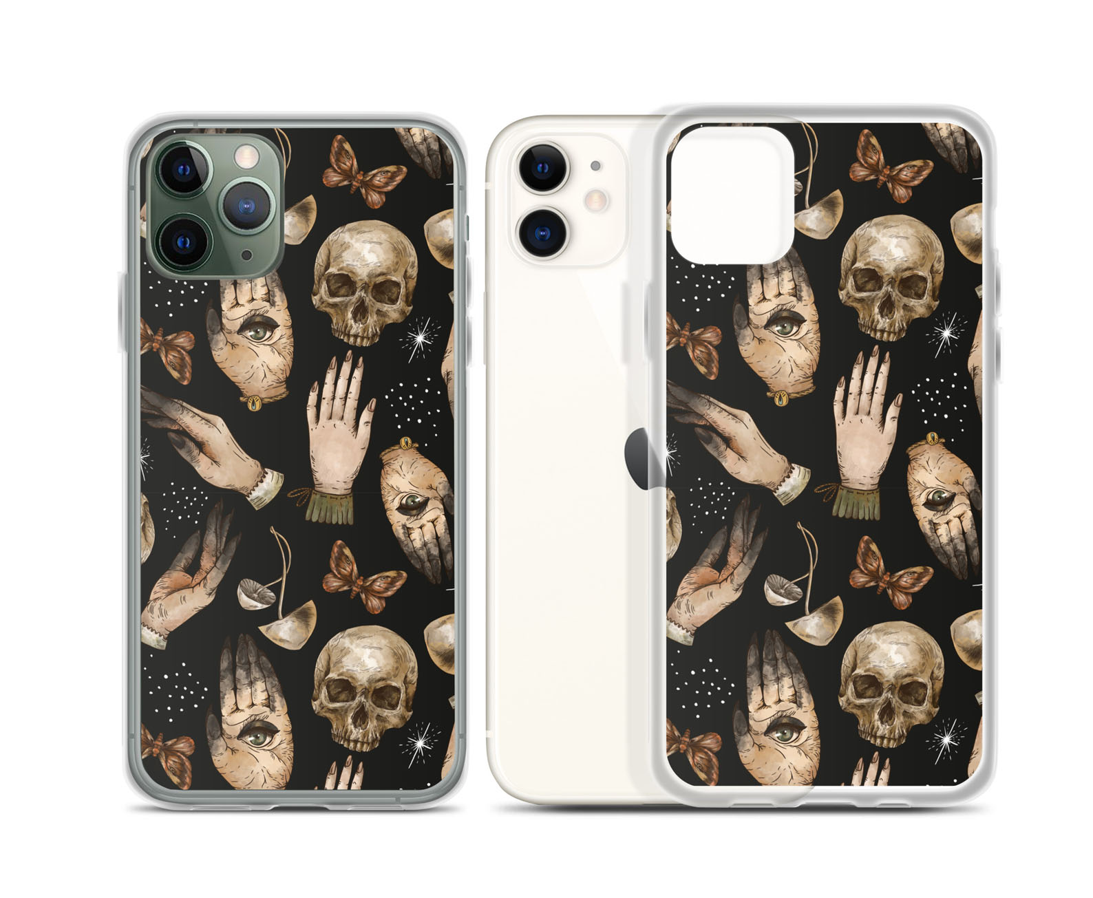 vintage skull iphone case