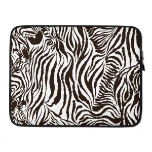 Zebra skin print Laptop Sleeve