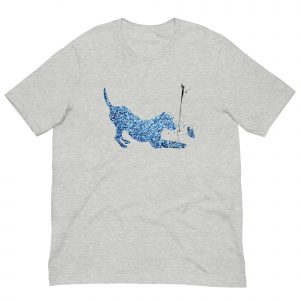 Dog and butterfly Tshirt