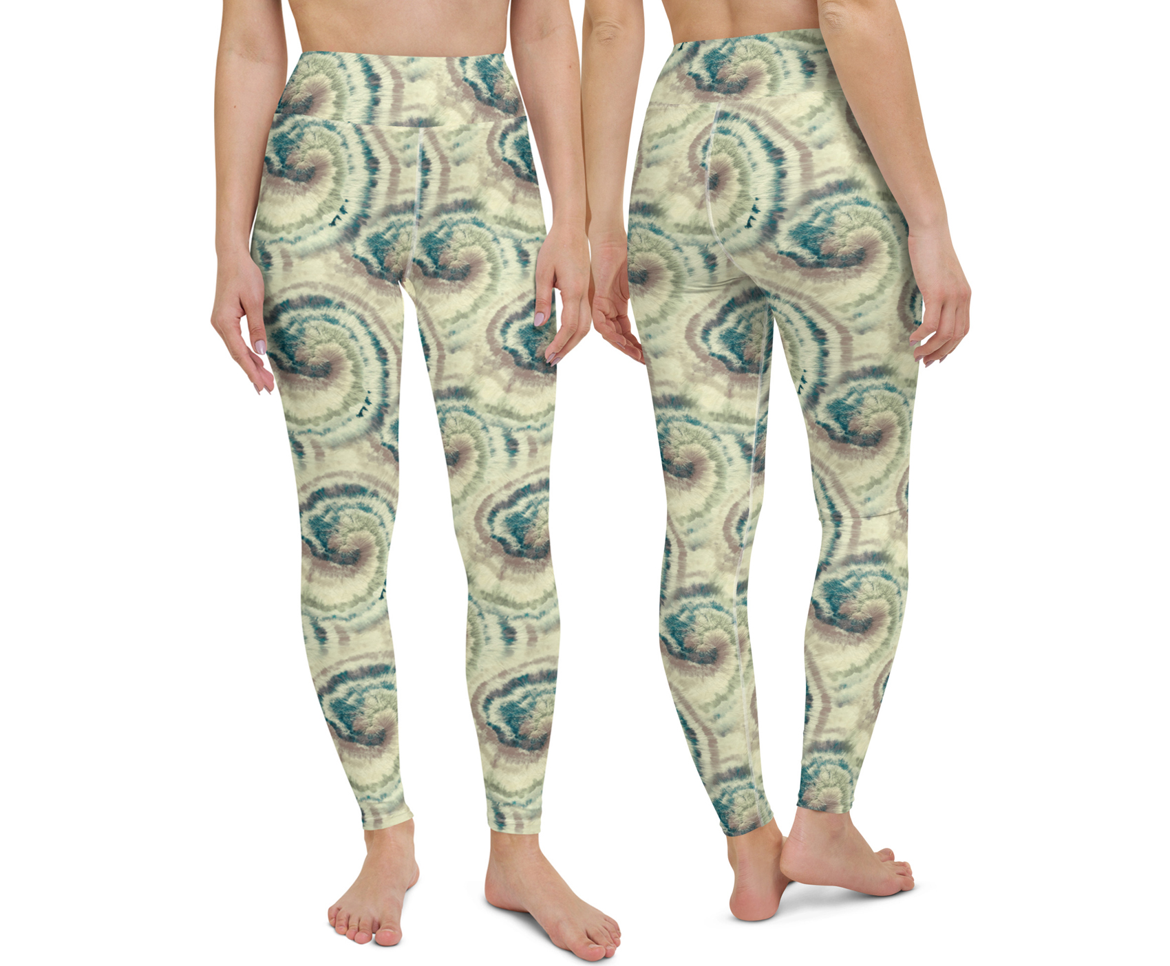 Vintage Tye Dye Yoga Leggings