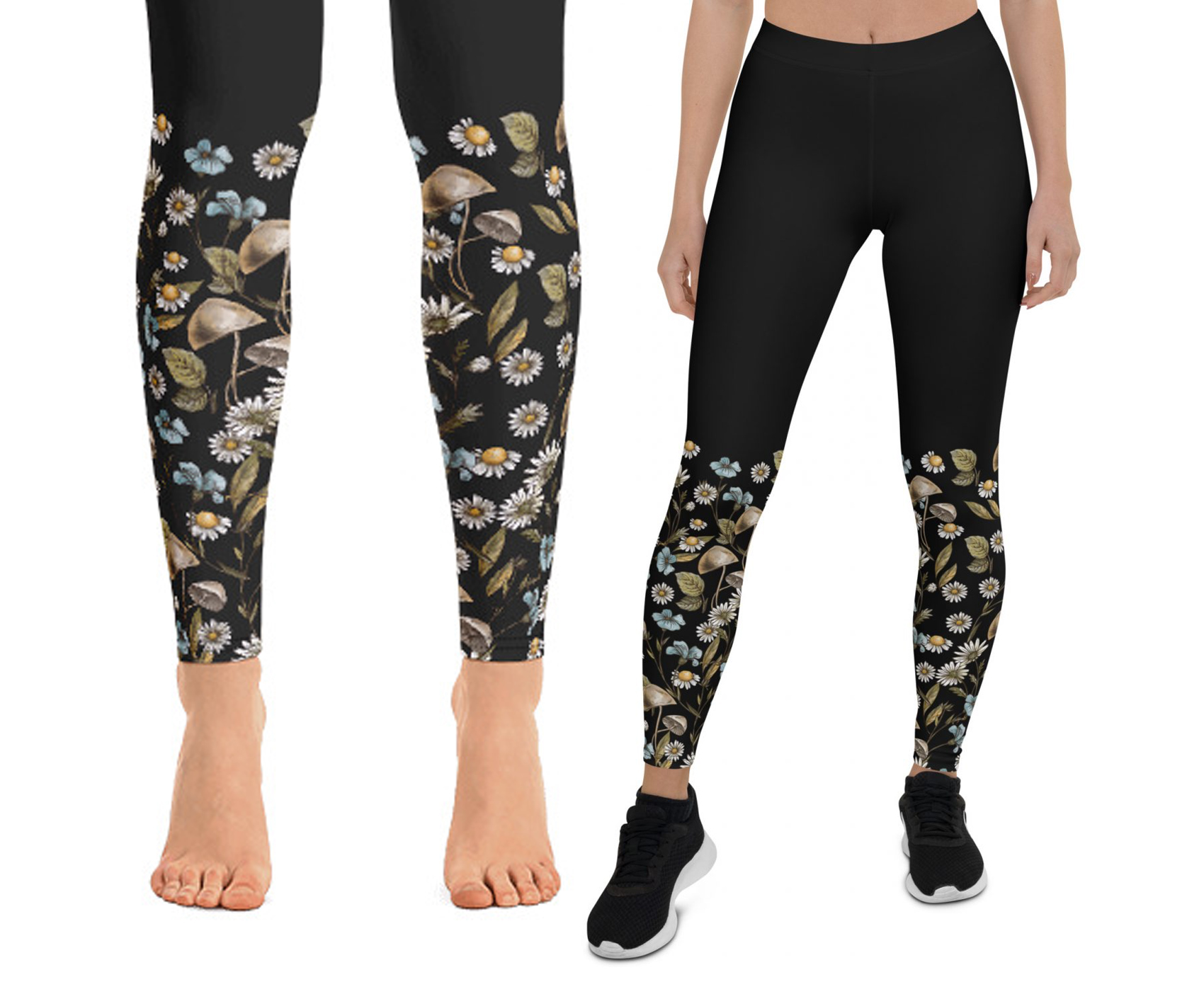 wild flower legging dress mockup