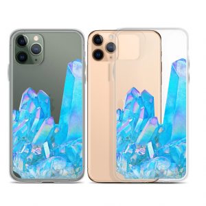 Blue Amethyst Crystal Clear Case for iPhone®