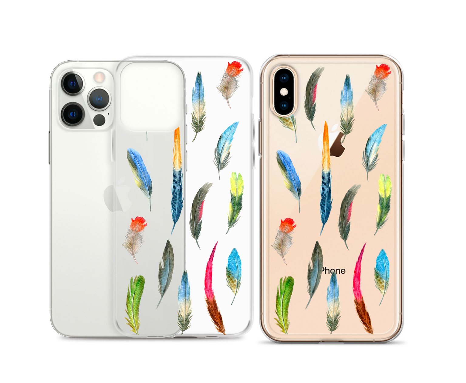 feather phone case