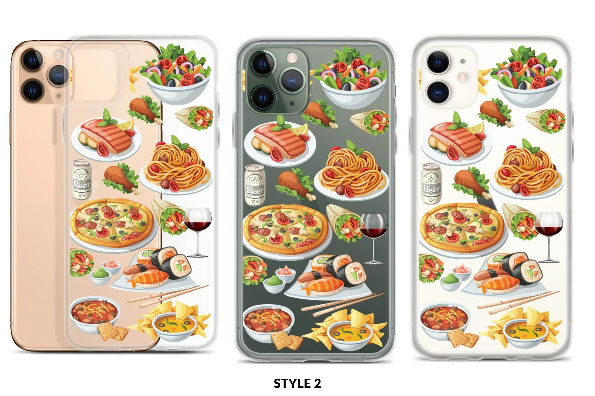 traditional food lover iphone case