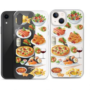 Cute traditional food Clear iPhone Case