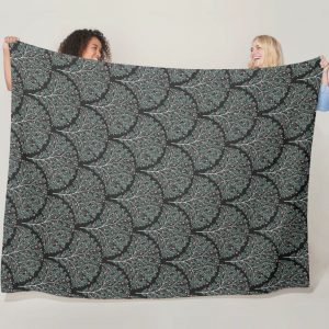 Blossom on tree branches Throw Blanket