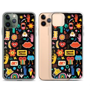 Hand drawn Abstract shapes iPhone case - cute iPhone cover