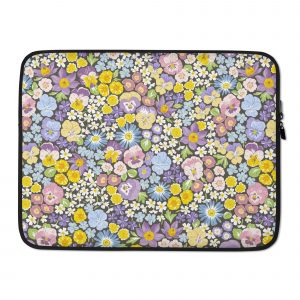 Vintage Spring Garden flower Laptop Sleeve