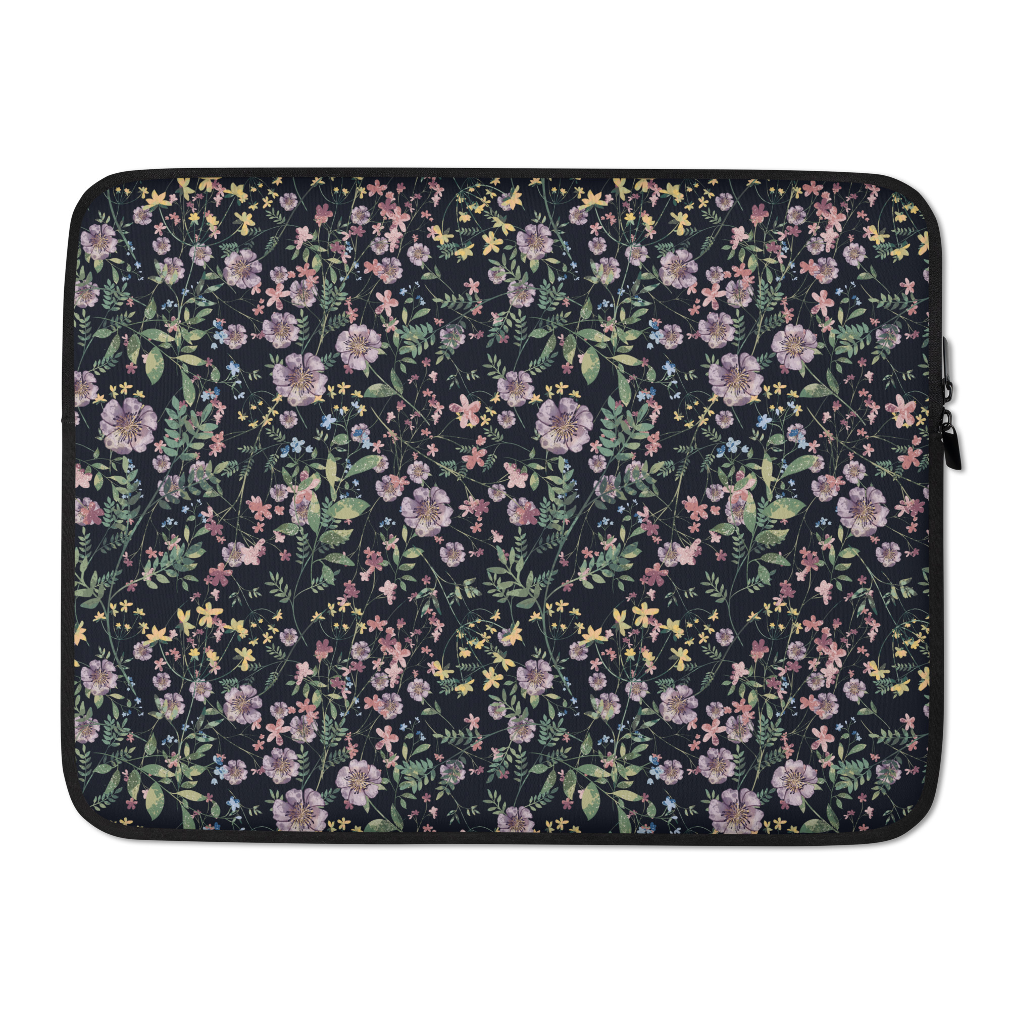 winter floral laptop sleeve