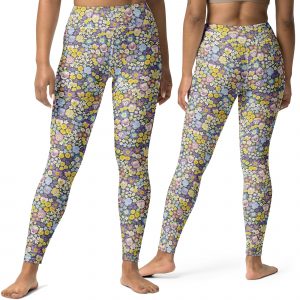 Spring Floral Yoga Leggings id01