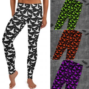 Kid and Mom Halloween pattern Leggings - Halloween outfit idea id01
