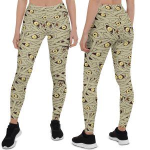 Mummy wrap and monster zombie eyes legging
