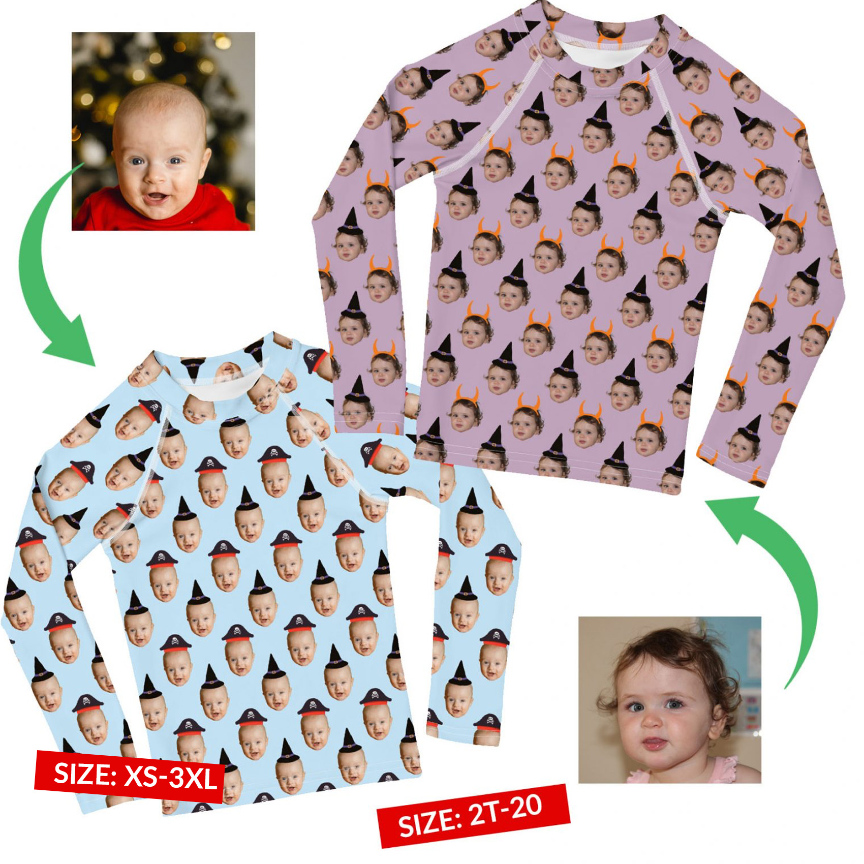 Personalized Rash Guard Gift Photo