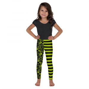 KID Hand skeleton and strip line Halloween Legging