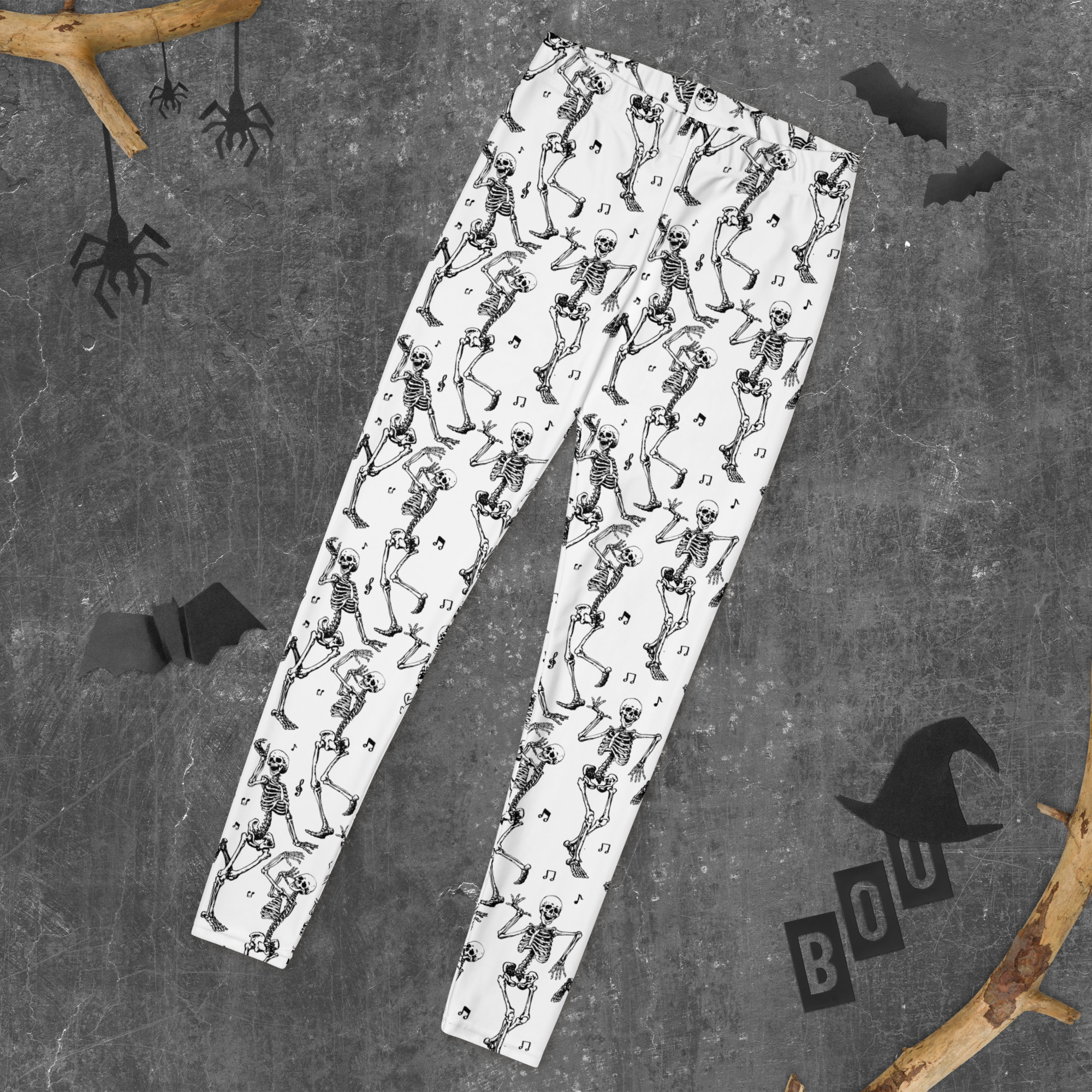 Halloween Skeleton Party Leggings