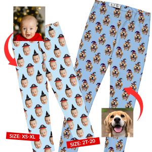 Personalized Halloween Photo legging, Personalized Dog Cat photo legging,Halloween Party OUTFIT, Custom bottom Toddler