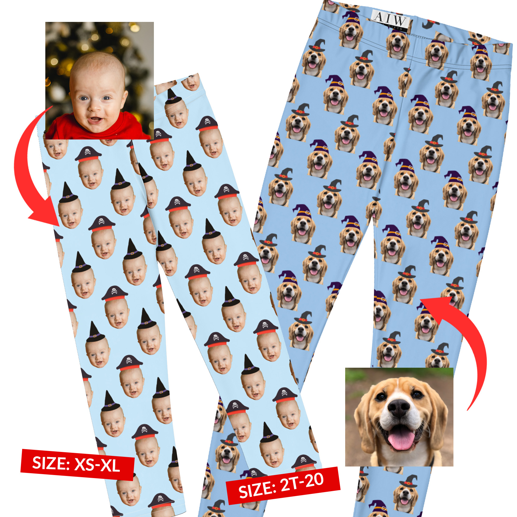 personalsize legging halloween